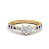 Load image into Gallery viewer, Delicate Antique Pave Heart Engagement Ring
