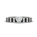 Load image into Gallery viewer, heart-shaped-french-pave-black-diamond-wedding-ring-set-in-white-gold-FD11408HTGBLACK-NL-WG_b71a6cde-63d7-4987-80d0-7d801e57f1e5?v=1763104427
