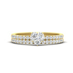 Load image into Gallery viewer, heart-shaped-french-pave-diamond-wedding-ring-set-in-yellow-gold-FD11408HT-NL-YG?v=1763104263