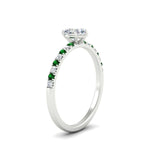 Load image into Gallery viewer, heart-shaped-french-pave-emerald-engagement-ring-in-white-gold-FD11408HTRGEMGRANGLE2-NL-WG_c45384e9-bb29-4beb-98b3-df44e155e74c?v=1762849850
