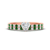 Load image into Gallery viewer, heart-shaped-french-pave-emerald-wedding-ring-set-in-rose-gold-FD11408HTGEMGR-NL-RG_4146f17e-807e-4d6d-8aac-c6fe98b2eb0f?v=1763104428
