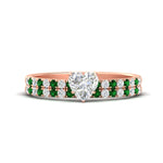 Load image into Gallery viewer, heart-shaped-french-pave-emerald-wedding-ring-set-in-rose-gold-FD11408HTGEMGR-NL-RG_4146f17e-807e-4d6d-8aac-c6fe98b2eb0f?v=1763104428
