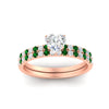 Load image into Gallery viewer, heart-shaped-french-pave-emerald-wedding-ring-set-in-rose-gold-FD11408HTGEMGRANGLE5-NL-RG_9468eff1-ce8c-43db-8a4d-75d8ebb49857?v=1763104428