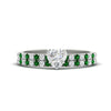 Load image into Gallery viewer, heart-shaped-french-pave-emerald-wedding-ring-set-in-white-gold-FD11408HTGEMGR-NL-WG_b4f42dd6-bf26-45e0-9b0b-1202f91c1adb?v=1763104428