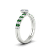 Load image into Gallery viewer, heart-shaped-french-pave-emerald-wedding-ring-set-in-white-gold-FD11408HTGEMGRANGLE2-NL-WG_0f58879a-dd02-4d3c-9d70-e2add1ba3290?v=1763104428