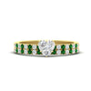 Load image into Gallery viewer, heart-shaped-french-pave-emerald-wedding-ring-set-in-yellow-gold-FD11408HTGEMGR-NL-YG_a08fcbb0-24b6-4bcf-9ffa-e7a6b53f7ebf?v=1763104428