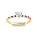 Load image into Gallery viewer, heart-shaped-french-pave-pink-sapphire-engagement-ring-in-yellow-gold-FD11408HTRGSADRPIANGLE5-NL-YG_88b47d7d-fdb2-41bc-b669-9eda16366d5e?v=1762849850
