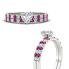 Load image into Gallery viewer, heart-shaped-french-pave-pink-sapphire-wedding-ring-set-in-white-gold-FD11408HTGSADRPIANGLE3-NL-WG_224e9d91-804e-436c-a306-b4c1c2b29227?v=1763104428