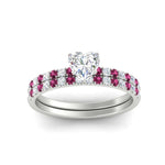 Load image into Gallery viewer, heart-shaped-french-pave-pink-sapphire-wedding-ring-set-in-white-gold-FD11408HTGSADRPIANGLE5-NL-WG_706f629e-8c7c-460a-a8ba-d503171319d6?v=1763104428

