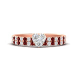 Load image into Gallery viewer, heart-shaped-french-pave-ruby-wedding-ring-set-in-rose-gold-FD11408HTGRUDR-NL-RG?v=1763104264