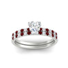 Load image into Gallery viewer, heart-shaped-french-pave-ruby-wedding-ring-set-in-white-gold-FD11408HTGRUDRANGLE5-NL-WG_81f8b6c2-2a4a-403a-a99f-fe53ded48dd7?v=1763104428