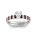 Load image into Gallery viewer, heart-shaped-french-pave-ruby-wedding-ring-set-in-white-gold-FD11408HTGRUDRANGLE5-NL-WG_81f8b6c2-2a4a-403a-a99f-fe53ded48dd7?v=1763104428
