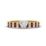 Load image into Gallery viewer, heart-shaped-french-pave-ruby-wedding-ring-set-in-yellow-gold-FD11408HTGRUDR-NL-YG?v=1763104263