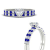 Load image into Gallery viewer, heart-shaped-french-pave-sapphire-wedding-ring-set-in-white-gold-FD11408HTGSABLANGLE3-NL-WG_ba4c7a79-5106-4b35-b631-7e87418d83d8?v=1763104428