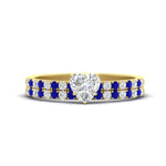 Load image into Gallery viewer, heart-shaped-french-pave-sapphire-wedding-ring-set-in-yellow-gold-FD11408HTGSABL-NL-YG?v=1763104262