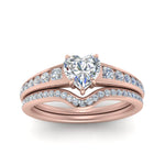 Load image into Gallery viewer, heart-shaped-graduated-channel-diamond-wedding-set-in-FD122866HT-NL-RG

