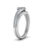 Load image into Gallery viewer, heart-shaped-graduated-channel-diamond-wedding-set-in-FD122866HT-NL-WG
