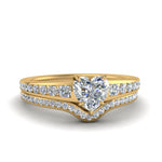 Load image into Gallery viewer, heart-cut-graduated-channel-diamond-wedding-set-in-fdenr1115wr-fancybox-nl-yg
