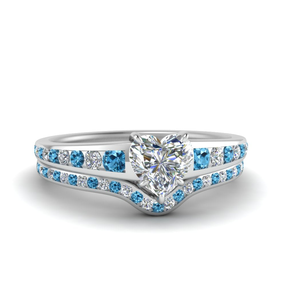 heart-shaped-graduated-channel-diamond-wedding-set-with-blue-topaz-in-FD122866HTGICBLTO-NL-WG