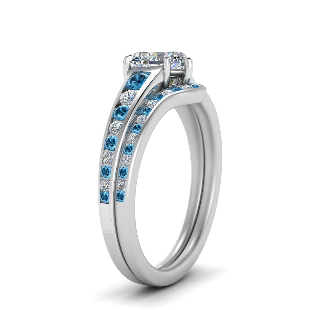 heart-shaped-graduated-channel-diamond-wedding-set-with-blue-topaz-in-FD122866HTGICBLTO-NL-WG