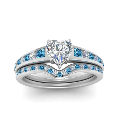heart-shaped-graduated-channel-diamond-wedding-set-with-blue-topaz-in-FD122866HTGICBLTO-NL-WG