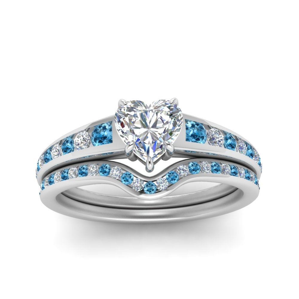heart-shaped-graduated-channel-diamond-wedding-set-with-blue-topaz-in-FD122866HTGICBLTO-NL-WG