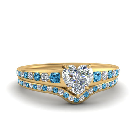 heart-shaped-graduated-channel-diamond-wedding-set-with-blue-topaz-in-FD122866HTGICBLTO-NL-YG