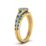 Load image into Gallery viewer, heart-shaped-graduated-channel-diamond-wedding-set-with-blue-topaz-in-FD122866HTGICBLTO-NL-YG
