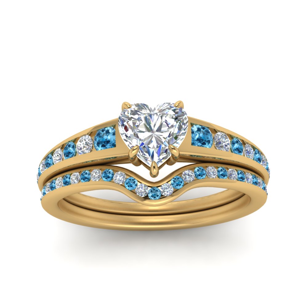 heart-shaped-graduated-channel-diamond-wedding-set-with-blue-topaz-in-FD122866HTGICBLTO-NL-YG