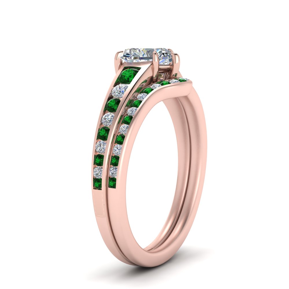 heart-shaped-graduated-channel-diamond-wedding-set-with-emerald-in-FD122866HTGEMGR-NL-RG