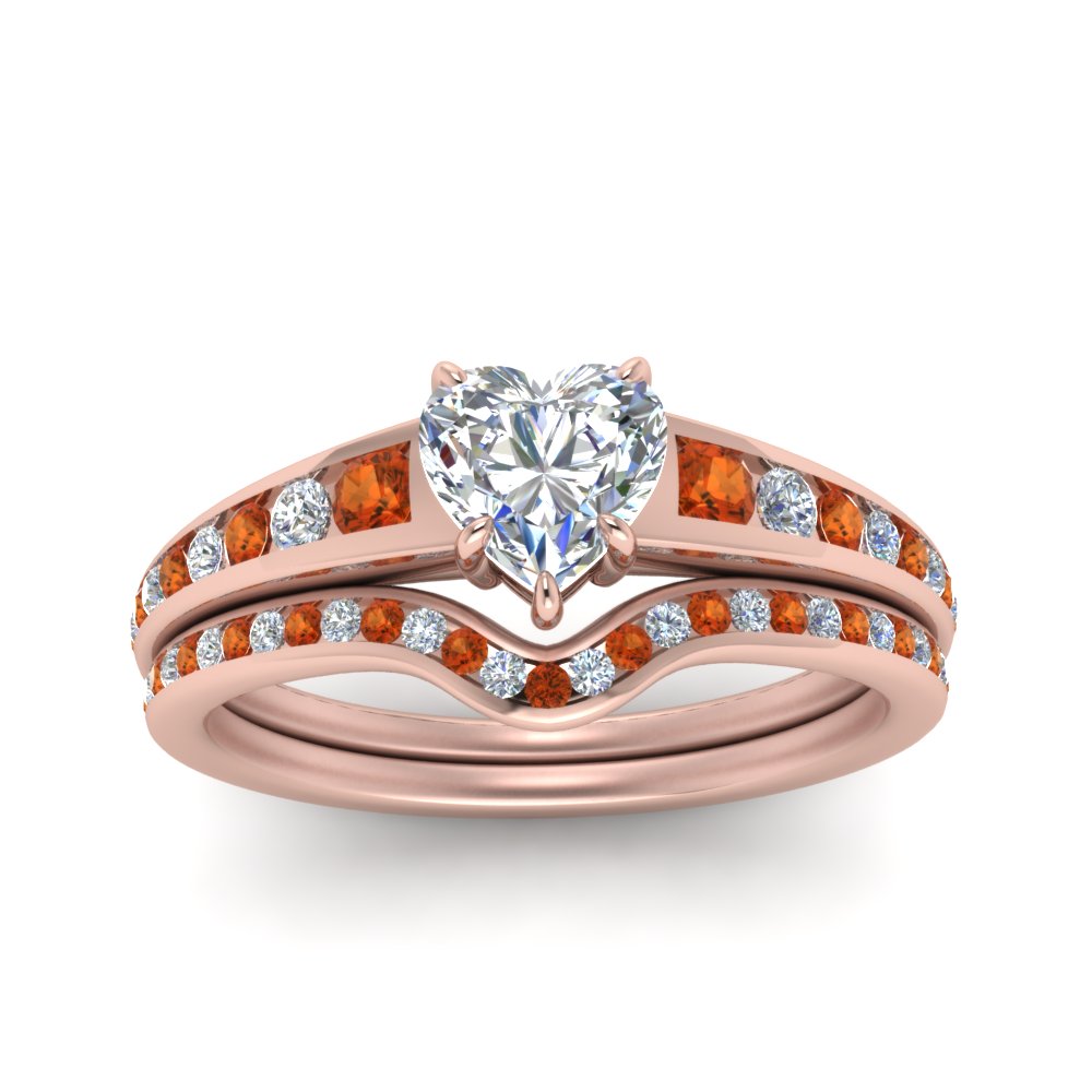 heart-shaped-graduated-channel-diamond-wedding-set-with-orange-sapphire-in-FD122866HTGSAOR-NL-RG
