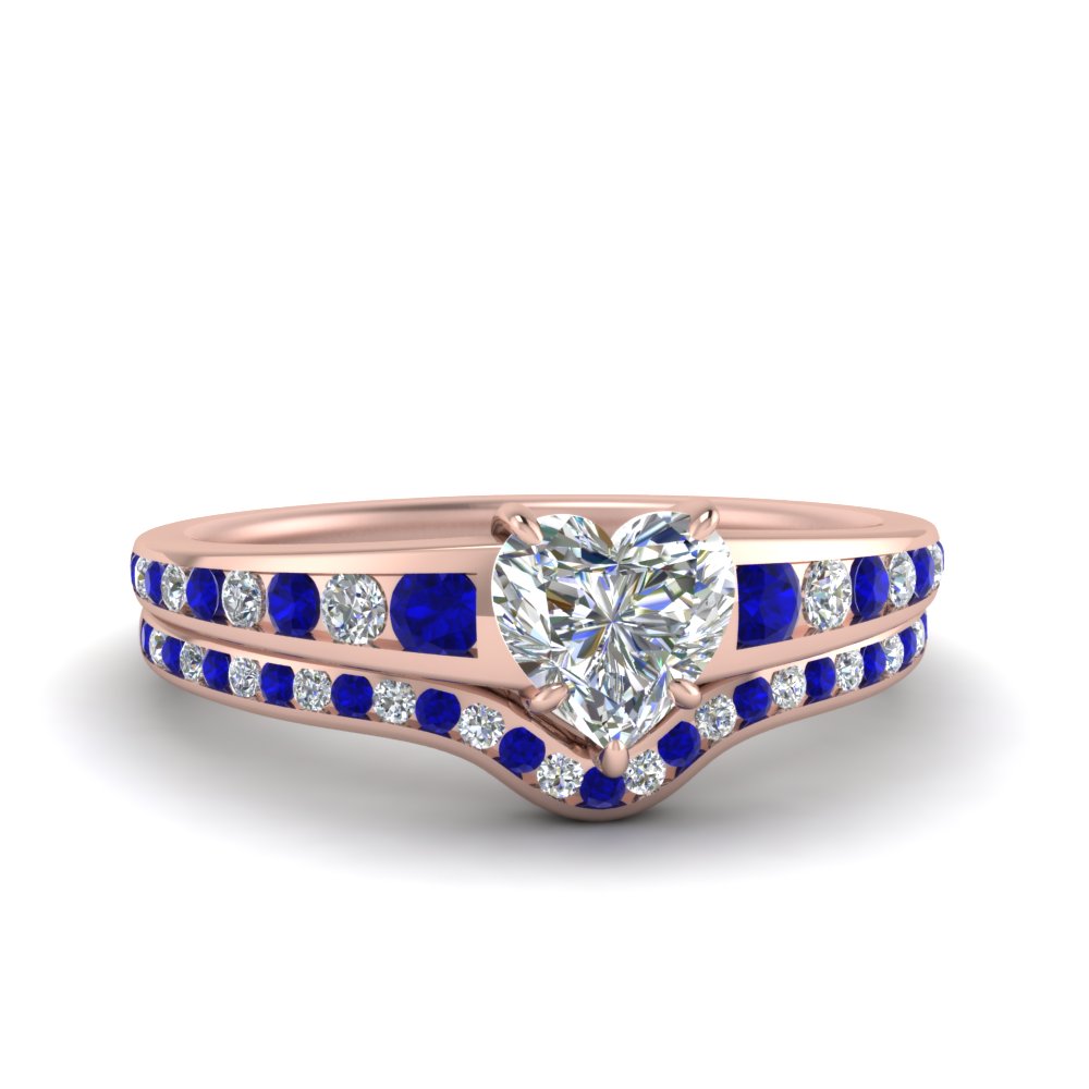 heart-shaped-graduated-channel-diamond-wedding-set-with-sapphire-in-FD122866HTGSABL-NL-RG