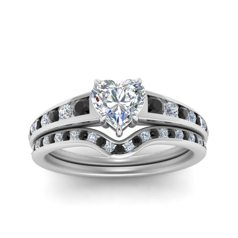 heart-shaped-graduated-channel-wedding-set-with-black-diamond-in-FD122866HTGBLACK-NL-WG