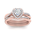 Load image into Gallery viewer, heart-shaped-halo-diamond-infinity-bridal-set-in-rose-gold-FD9212HT-NL-RG-B2.jpg