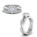 Load image into Gallery viewer, heart-shaped-halo-diamond-infinity-bridal-set-in-white-gold-FD9212HT-NL-WG-B2.jpg