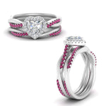 Load image into Gallery viewer, heart-shaped-halo-pink-sapphire-infinity-bridal-set-in-white-gold-FD9212HTGSADRPI-NL-WG-B2.jpg