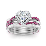 Load image into Gallery viewer, heart-shaped-halo-pink-sapphire-infinity-bridal-set-in-white-gold-FD9212HTGSADRPI-NL-WG-B2.jpg