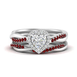 Load image into Gallery viewer, heart-shaped-halo-ruby-infinity-bridal-set-in-white-gold-FD9212HTGRUDR-NL-WG-B2.jpg