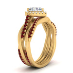 Load image into Gallery viewer, heart-shaped-halo-ruby-infinity-bridal-set-in-yellow-gold-FD9212HTGRUDR-NL-YG-B2.jpg
