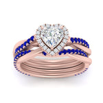 Load image into Gallery viewer, heart-shaped-halo-sapphire-infinity-bridal-set-in-rose-gold-FD9212HTGSABL-NL-RG-B2.jpg