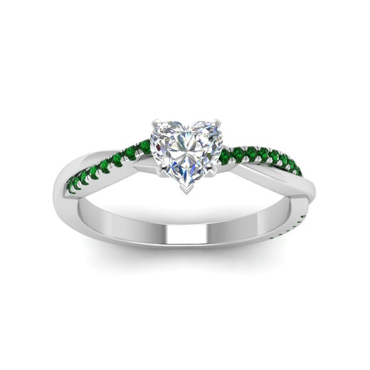 heart-shaped-infinity-twist-diamond-engagement-ring-with-emerald-in-14K-white-gold-FD8253HTRGEMGR-NL-WG