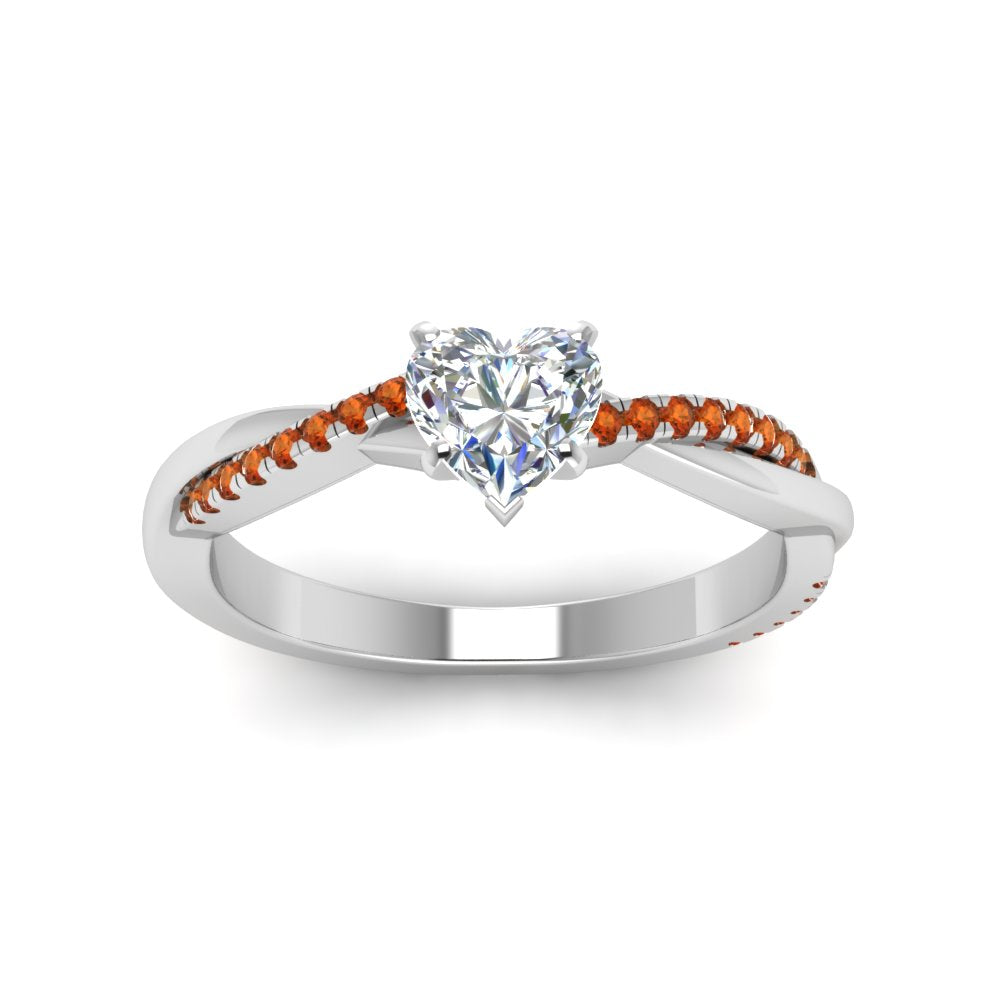 heart-shaped-infinity-twist-diamond-engagement-ring-with-orange-sapphire-in-14K-white-gold-FD8253HTRGSAOR-NL-WG