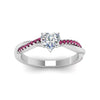 Load image into Gallery viewer, heart-shaped-infinity-twist-diamond-engagement-ring-with-pink-sapphire-in-14K-white-gold-FD8253HTRGSADRPI-NL-WG