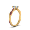 Load image into Gallery viewer, heart-shaped-infinity-twist-diamond-engagement-ring-with-pink-sapphire-in-14K-yellow-gold-FD8253HTRGSADRPI-NL-YG
