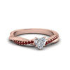 Load image into Gallery viewer, heart-shaped-infinity-twist-diamond-engagement-ring-with-ruby-in-14K-rose-gold-FD8253HTRGRUDR-NL-RG