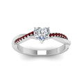 Thumbnail 48 - heart-shaped-infinity-twist-diamond-engagement-ring-with-ruby-in-14K-white-gold-FD8253HTRGRUDR-NL-WG