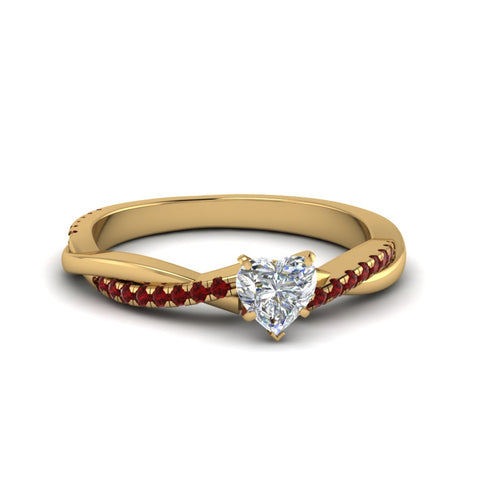 heart-shaped-infinity-twist-diamond-engagement-ring-with-ruby-in-14K-yellow-gold-FD8253HTRGRUDR-NL-YG