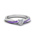 Thumbnail 56 - heart-shaped-infinity-twist-diamond-engagement-ring-with-violac-topaz-in-14K-white-gold-FD8253HTRGVITO-NL-WG
