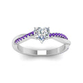 Thumbnail 57 - heart-shaped-infinity-twist-diamond-engagement-ring-with-violac-topaz-in-14K-white-gold-FD8253HTRGVITO-NL-WG