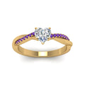 Thumbnail 85 - heart-shaped-infinity-twist-diamond-engagement-ring-with-violac-topaz-in-14K-yellow-gold-FD8253HTRGVITO-NL-YG
